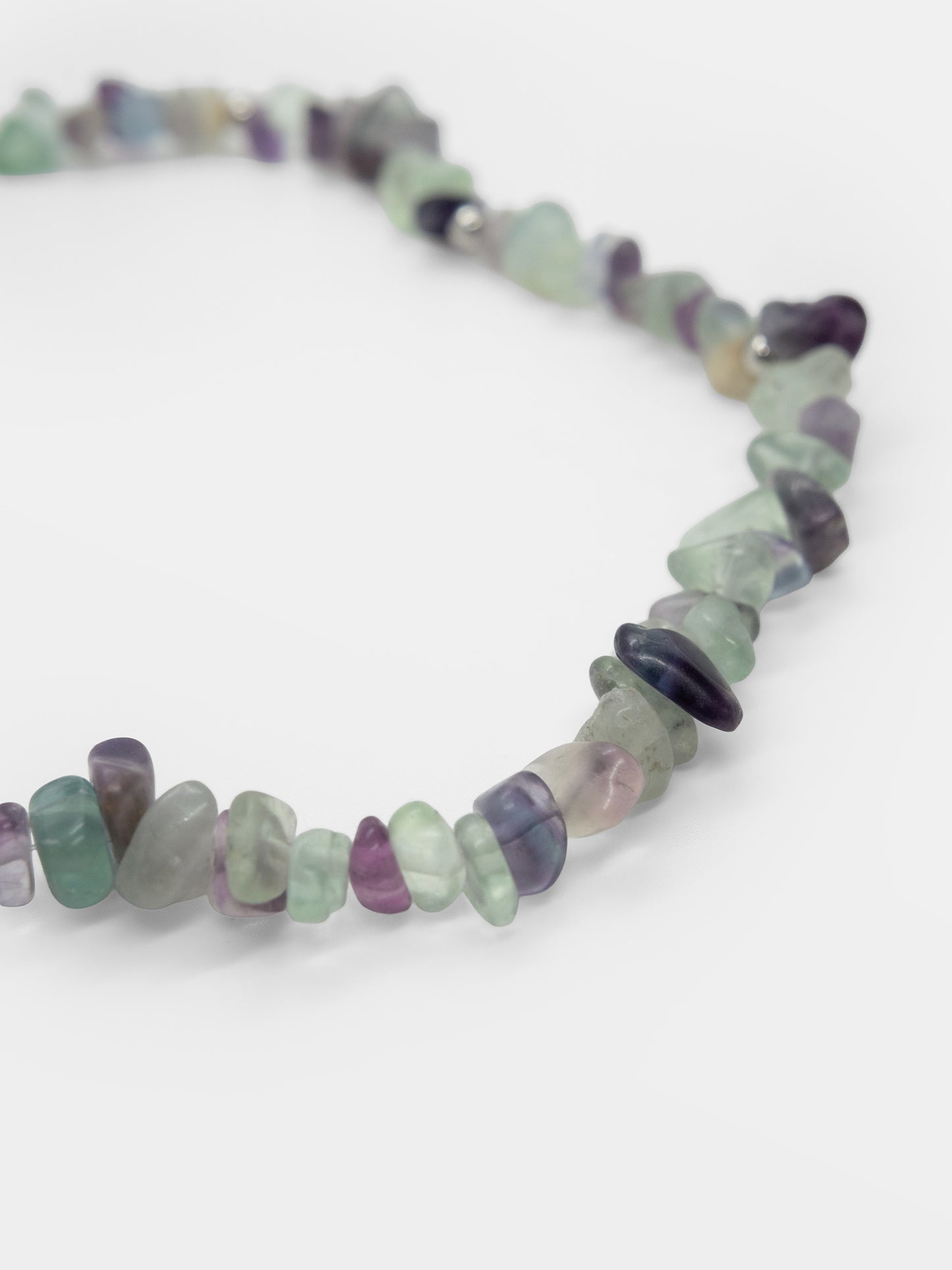 Choker z fluorytu Verbena