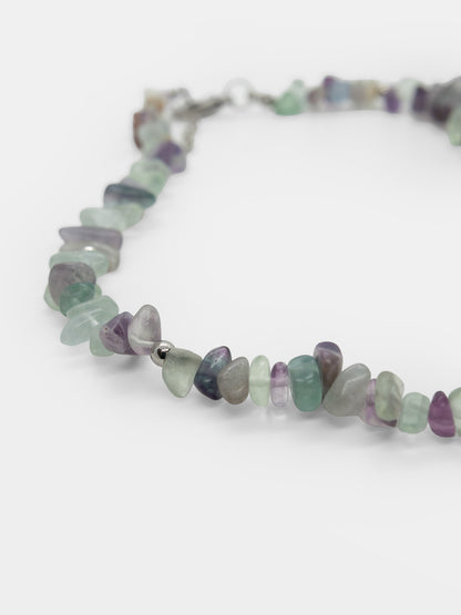 Choker z fluorytu Verbena