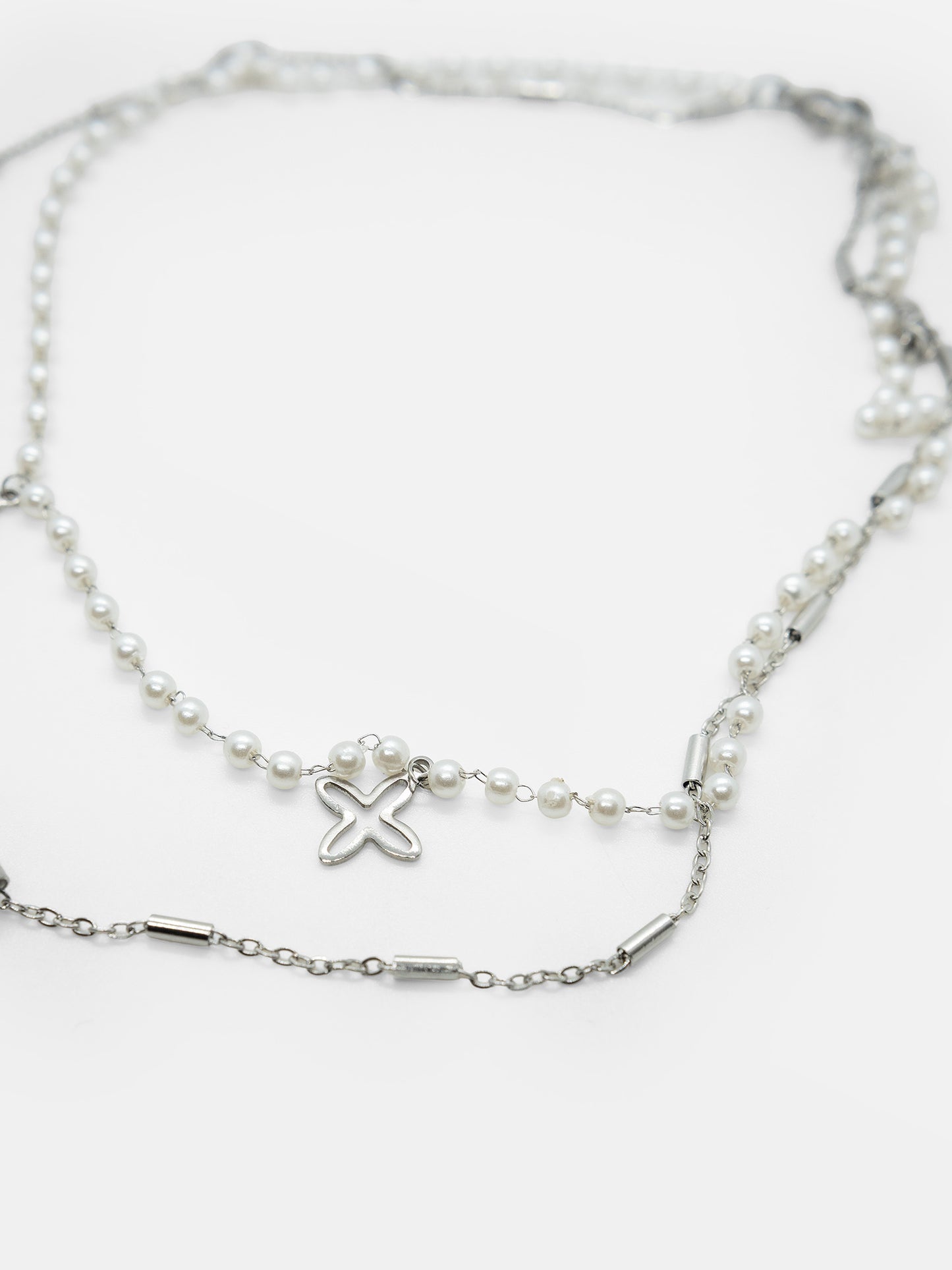 Podwójny naszyjnik z perełkami Starhaze