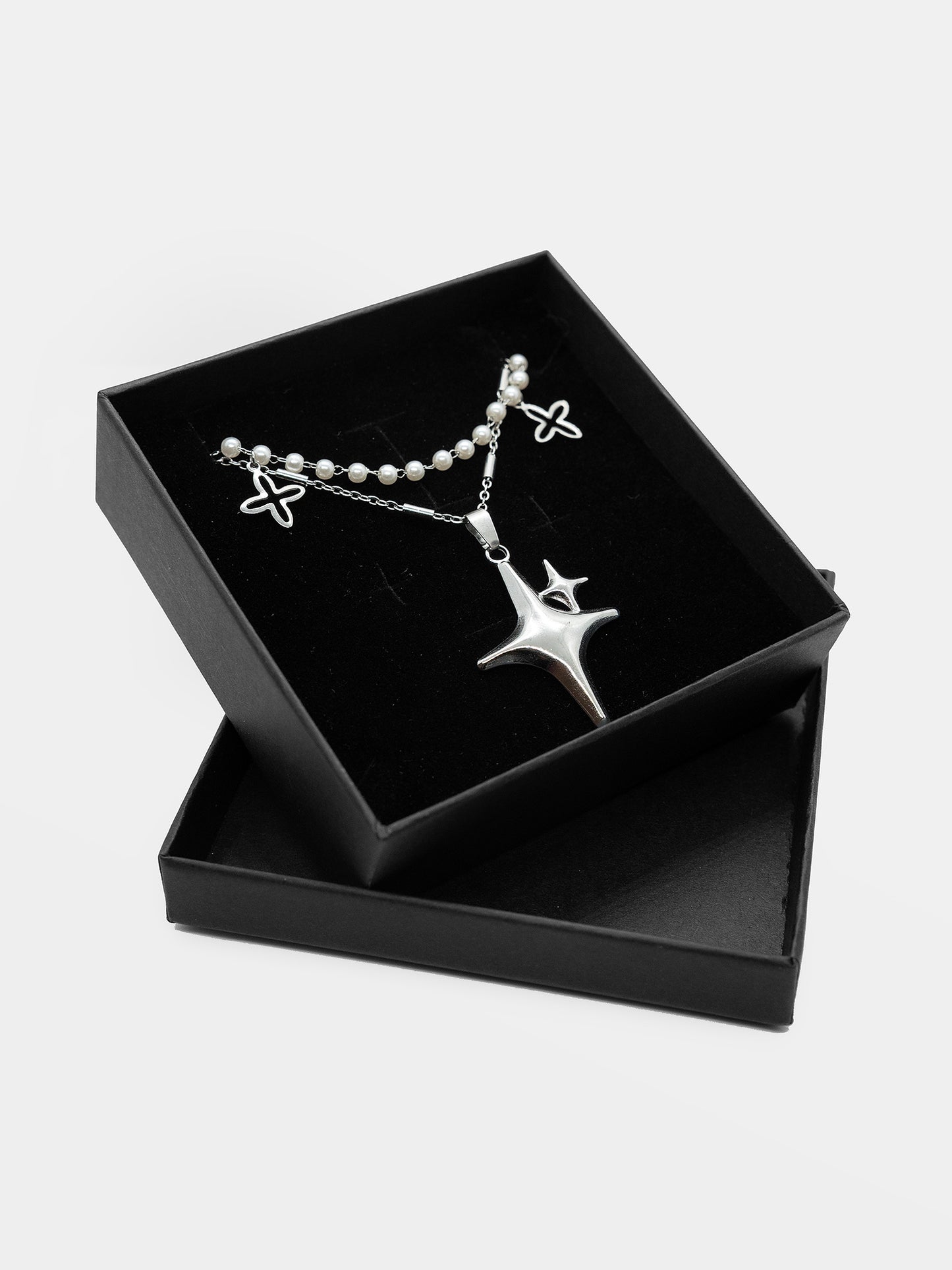 Podwójny naszyjnik z perełkami Starhaze