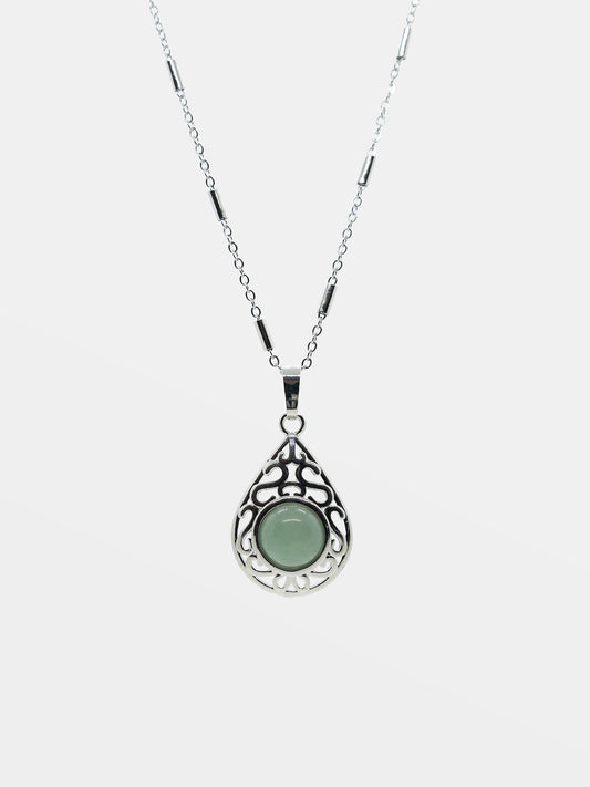 Naszyjnik z awenturynem Epifyllum