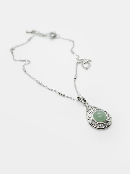 Naszyjnik z awenturynem Epifyllum