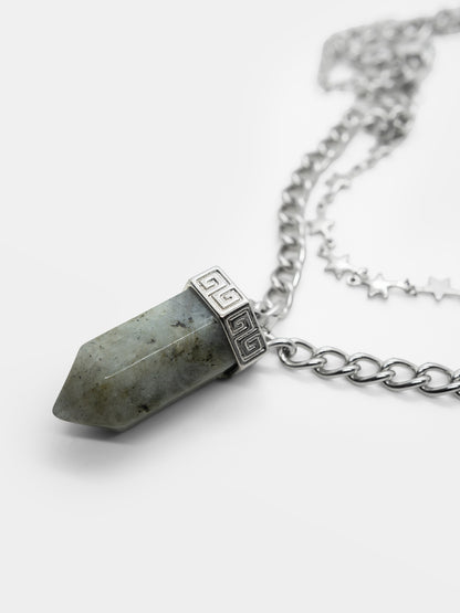 Podwójny naszyjnik z labradorytem Clarimond