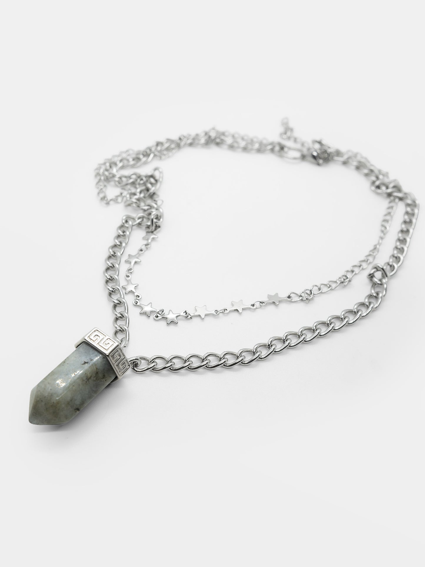 Podwójny naszyjnik z labradorytem Clarimond