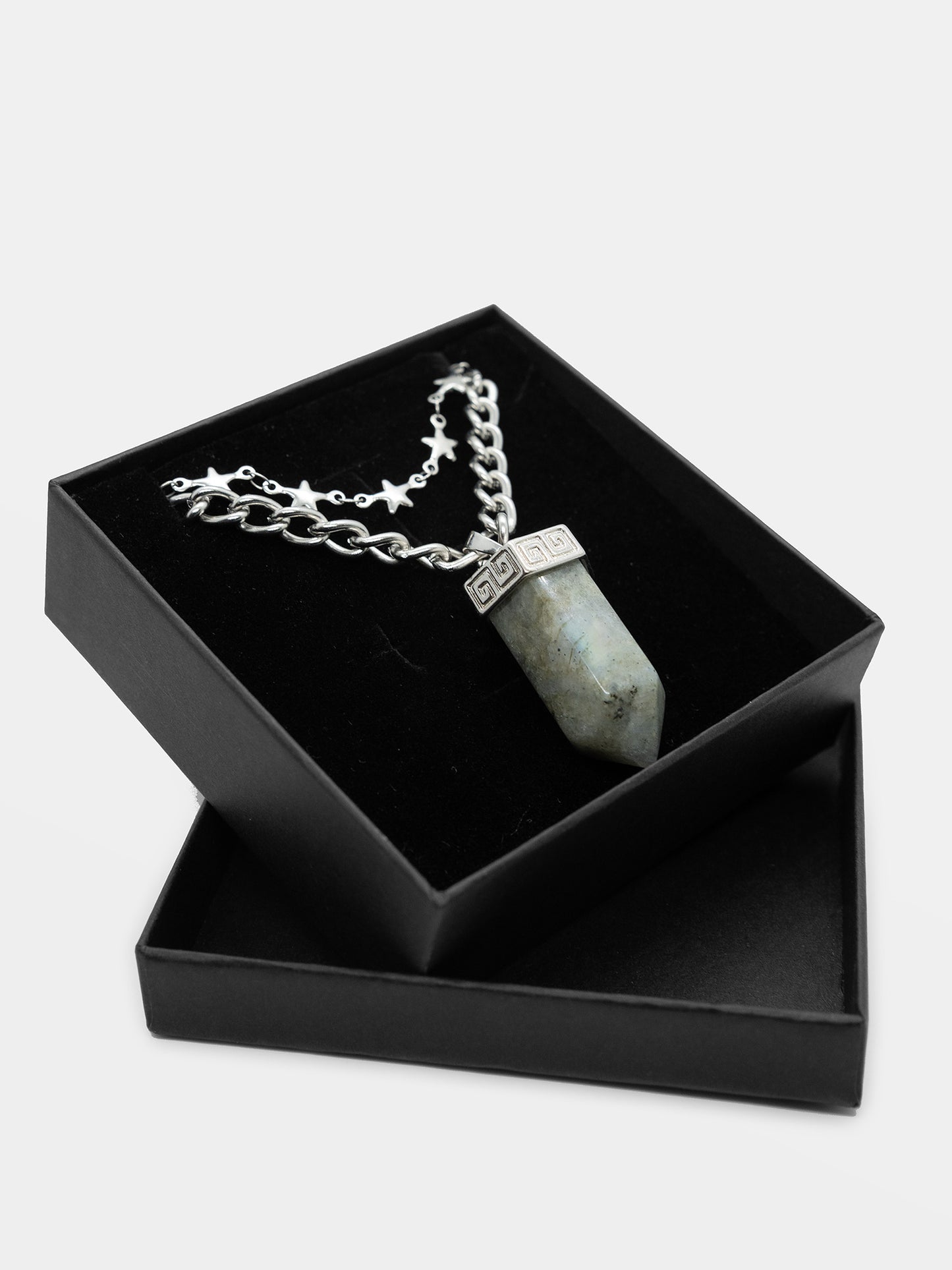 Podwójny naszyjnik z labradorytem Clarimond