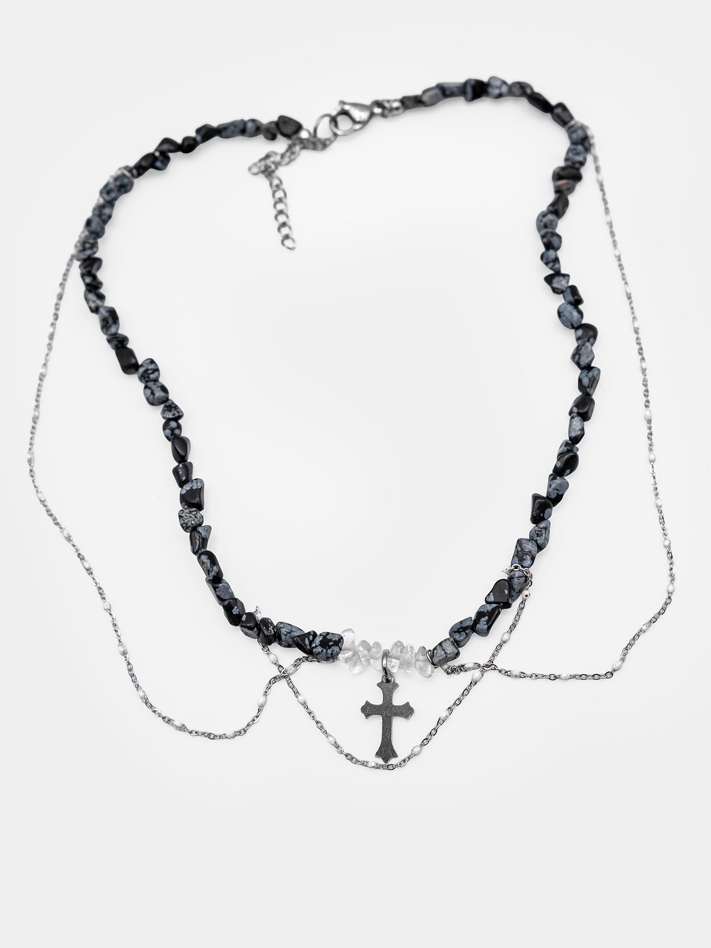 Choker z kamieni naturalnych Disturbed
