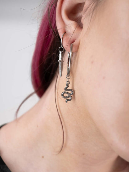 Serpent snake earrings