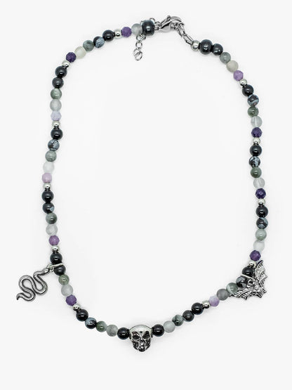 Bonebreaker Natural Stone Choker
