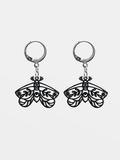 Earthbound Moth Earrings