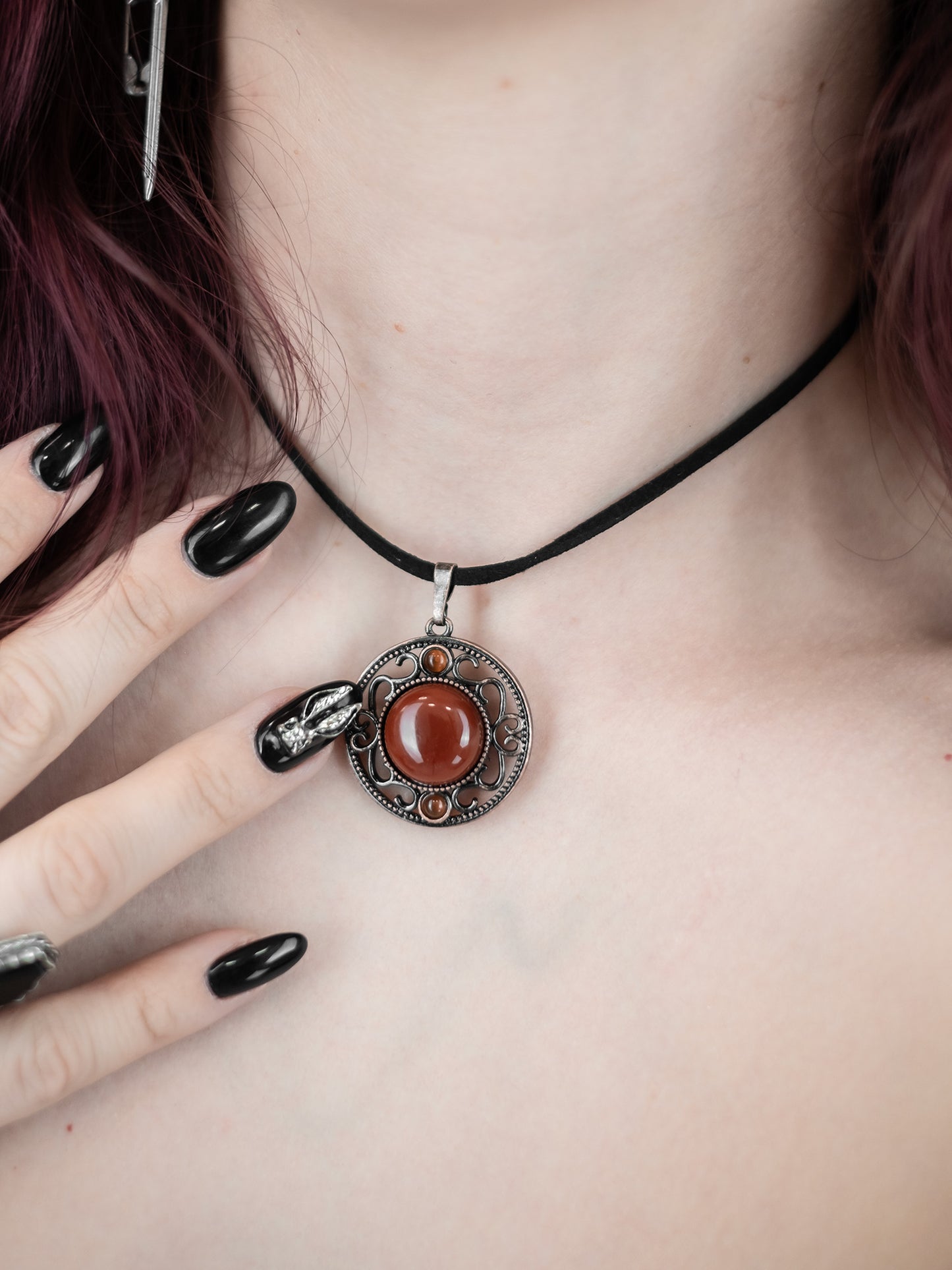 Myriad Carnelian Choker