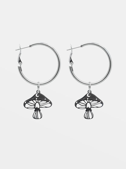 Folk Mushroom Earrings