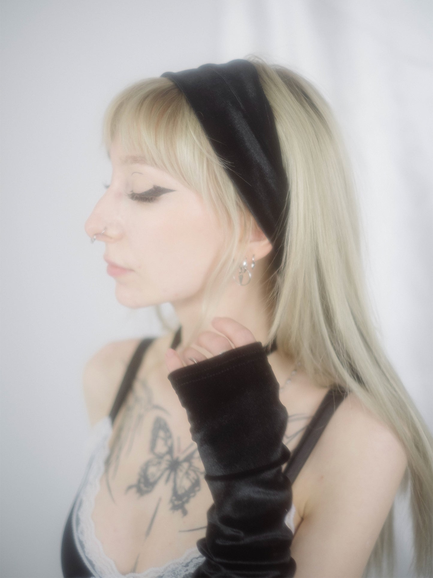 Welurowa opaska do włosów Blair