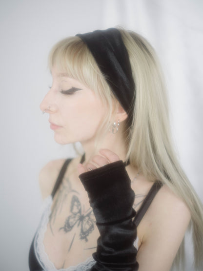 Welurowa opaska do włosów Blair