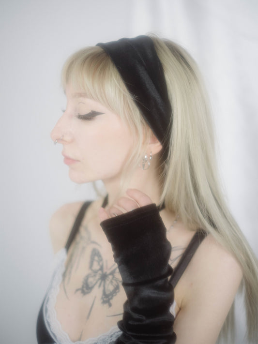 Welurowa opaska do włosów Blair