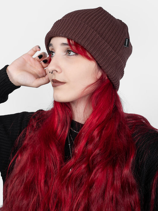 Brown Knitted Beanie