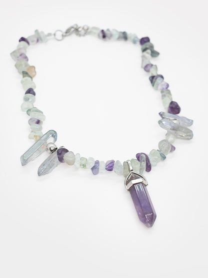 Choker z kamieni naturalnych Nightbloom