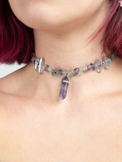 Choker z kamieni naturalnych Nightbloom