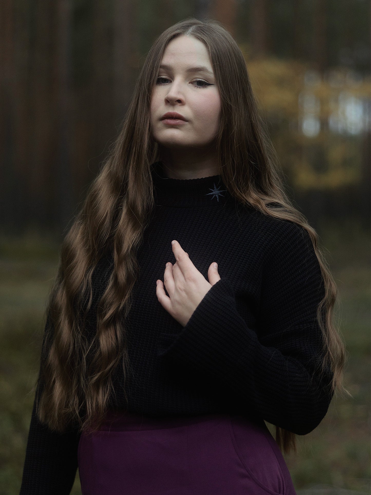 Sweter z golfem Astrid