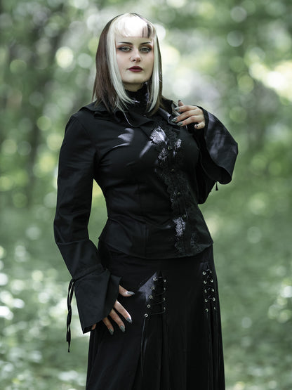 Nosferatu ruffle shirt