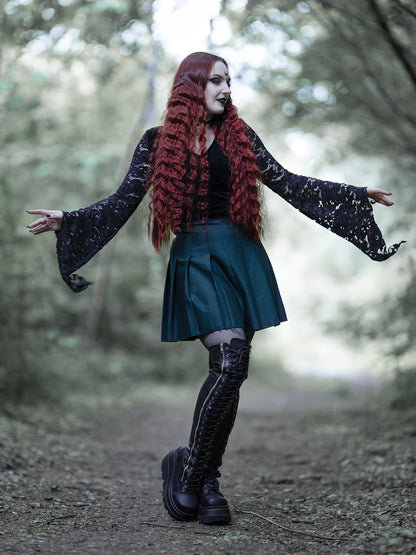 Bluzka z koronkowymi rękawami Rosalind