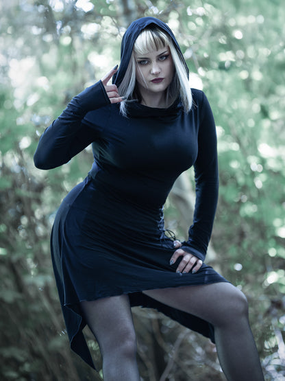 Bluzka z kapturem Noire