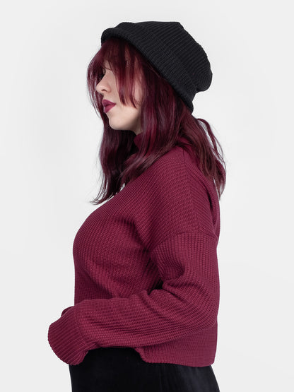 Black Knitted Beanie