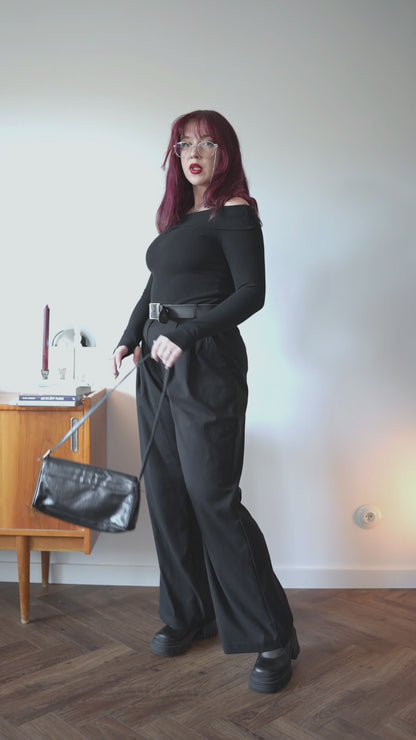 Spodnie z szeroką nogawką Phantom