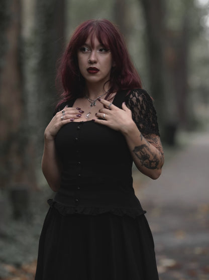 Bluzka z koronkowymi rękawami Reverie