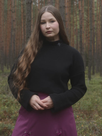 Astrid Cropped Turtleneck 