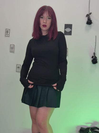 Bluzka z kapturem Noire