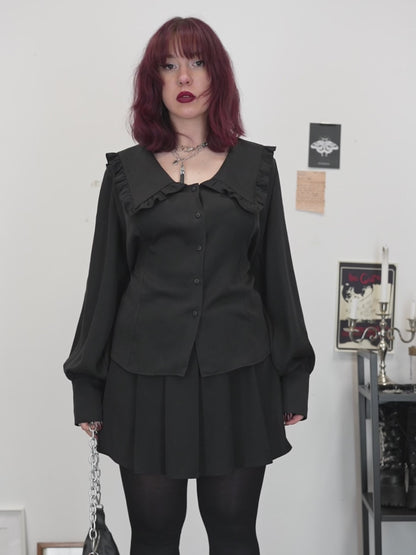 Koszula z dużym kołnierzem Rosaria