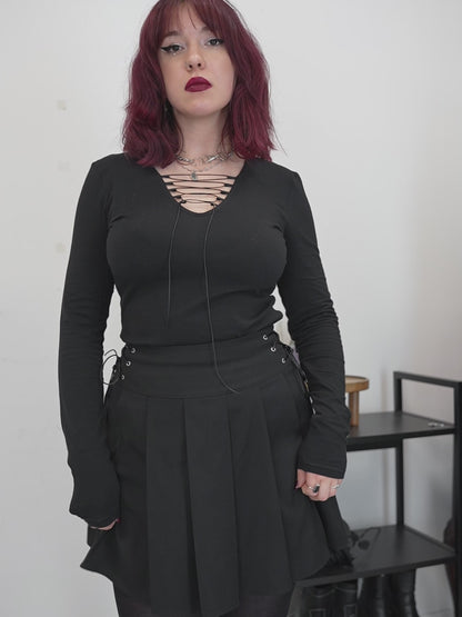 Bluzka z wiązaniem Vesper