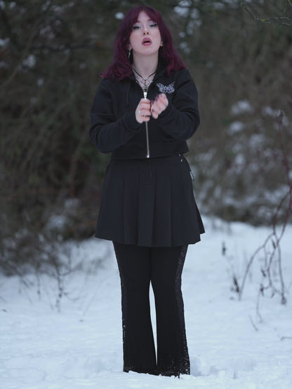 Plisowana spódnica z wiązaniem Veyra