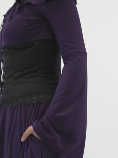 Fioletowa bluzka off shoulders Enchant