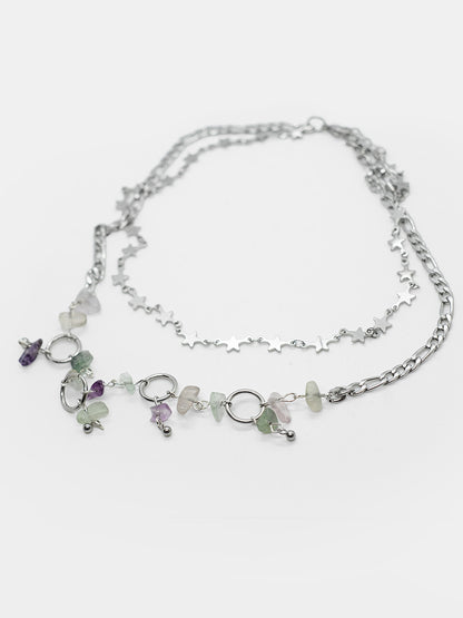 Fairytale Fluorite Double Necklace