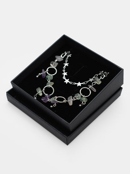 Fairytale Fluorite Double Necklace