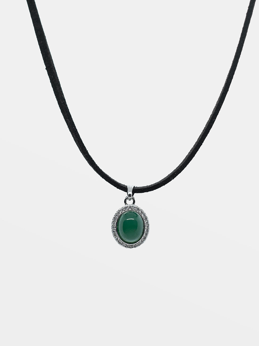Choker z agatem Fern