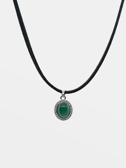 Choker z agatem Fern