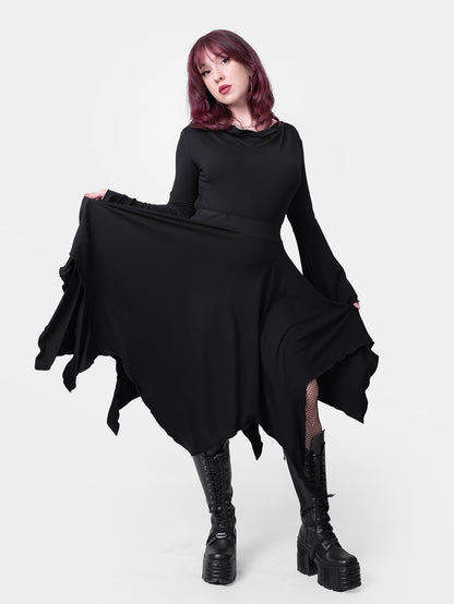 Spódnica asymetrycza midi Sceptrae