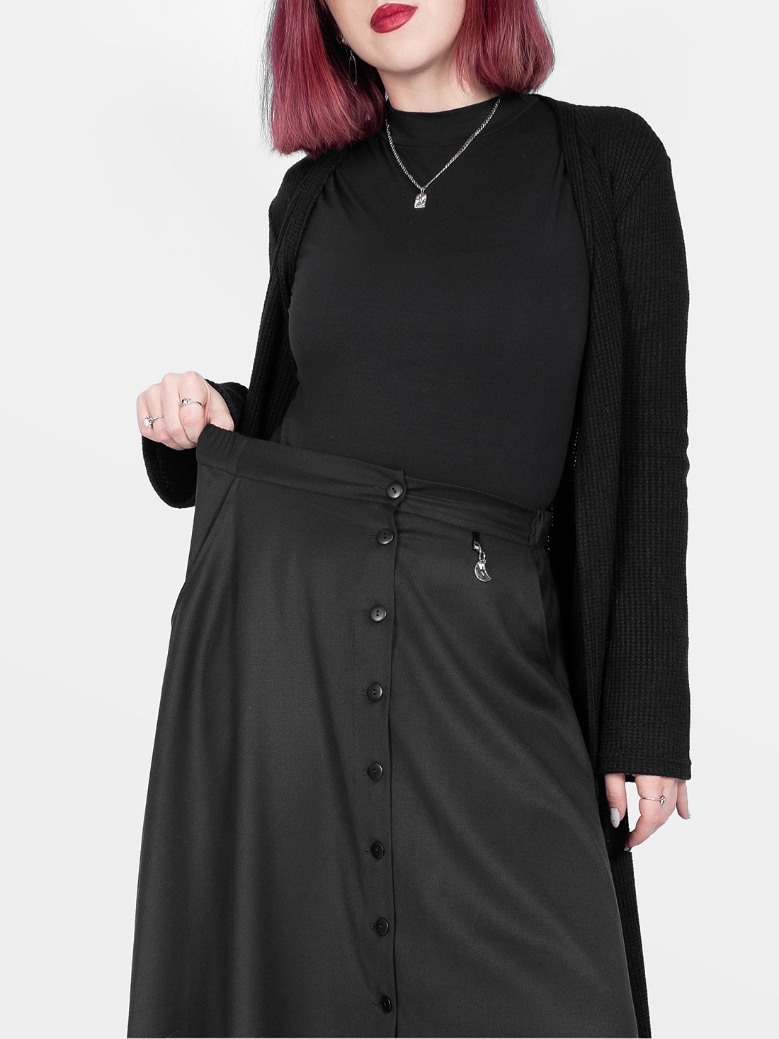 Spódnica maxi na guziki Beatrice