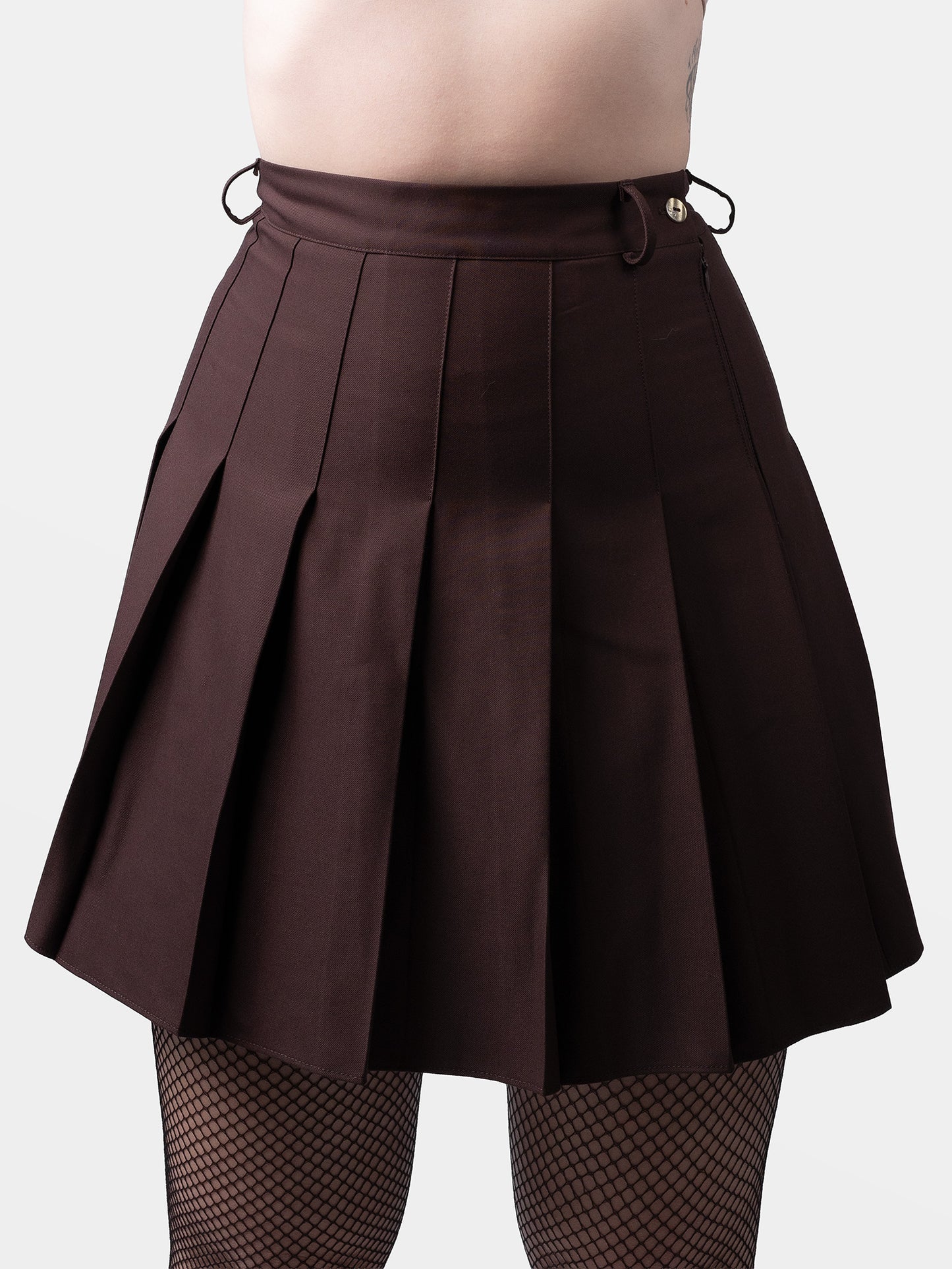 Brown tennis skirt