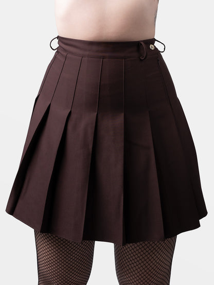 Brown tennis skirt