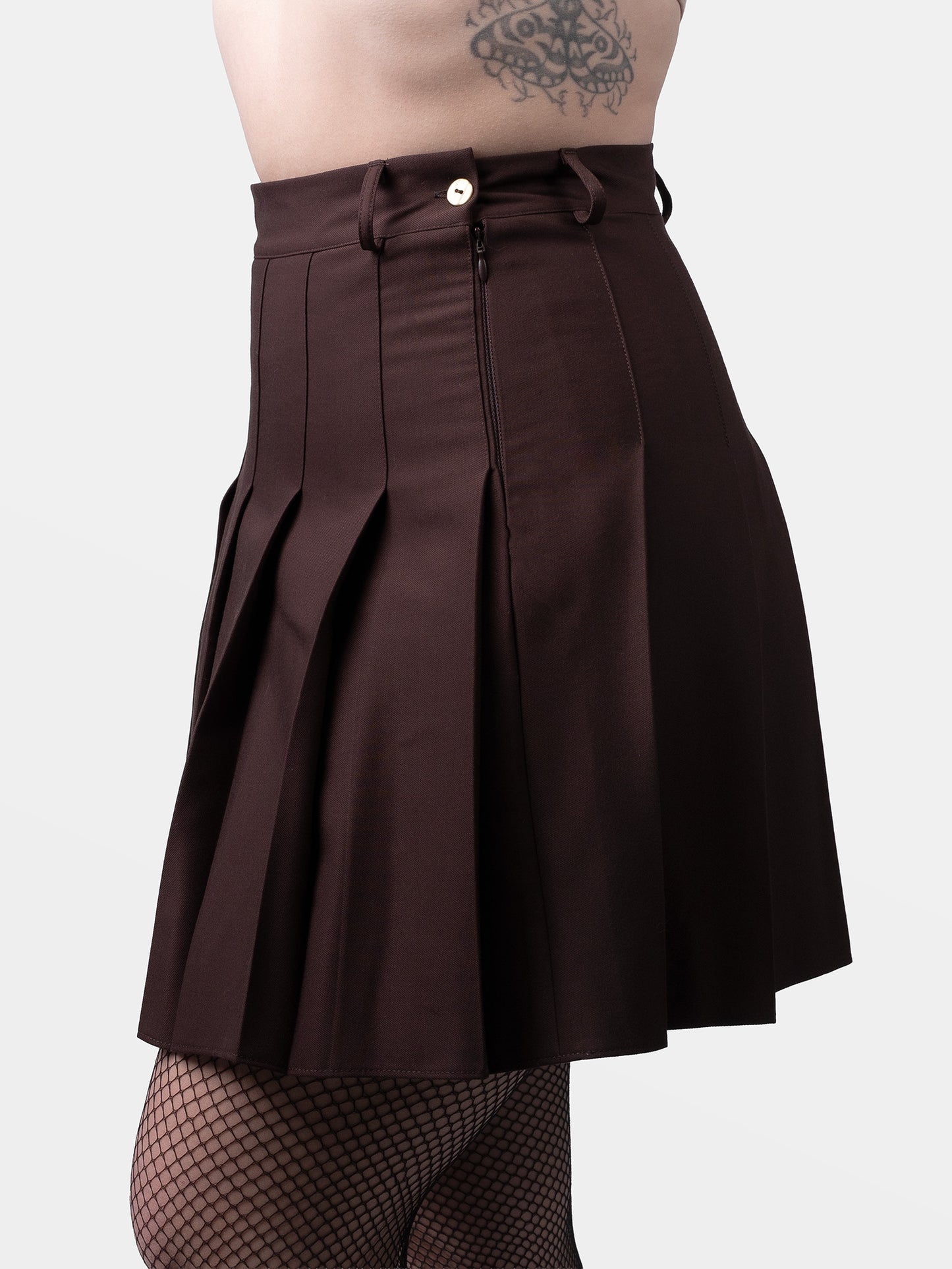 Brown tennis skirt