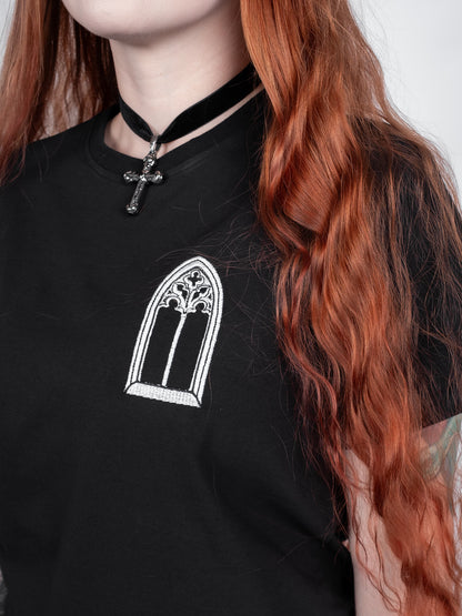 Cathedral Embroidered T-shirt