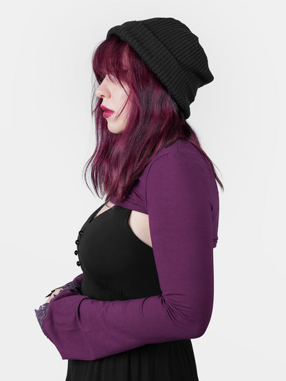 Black Knitted Beanie