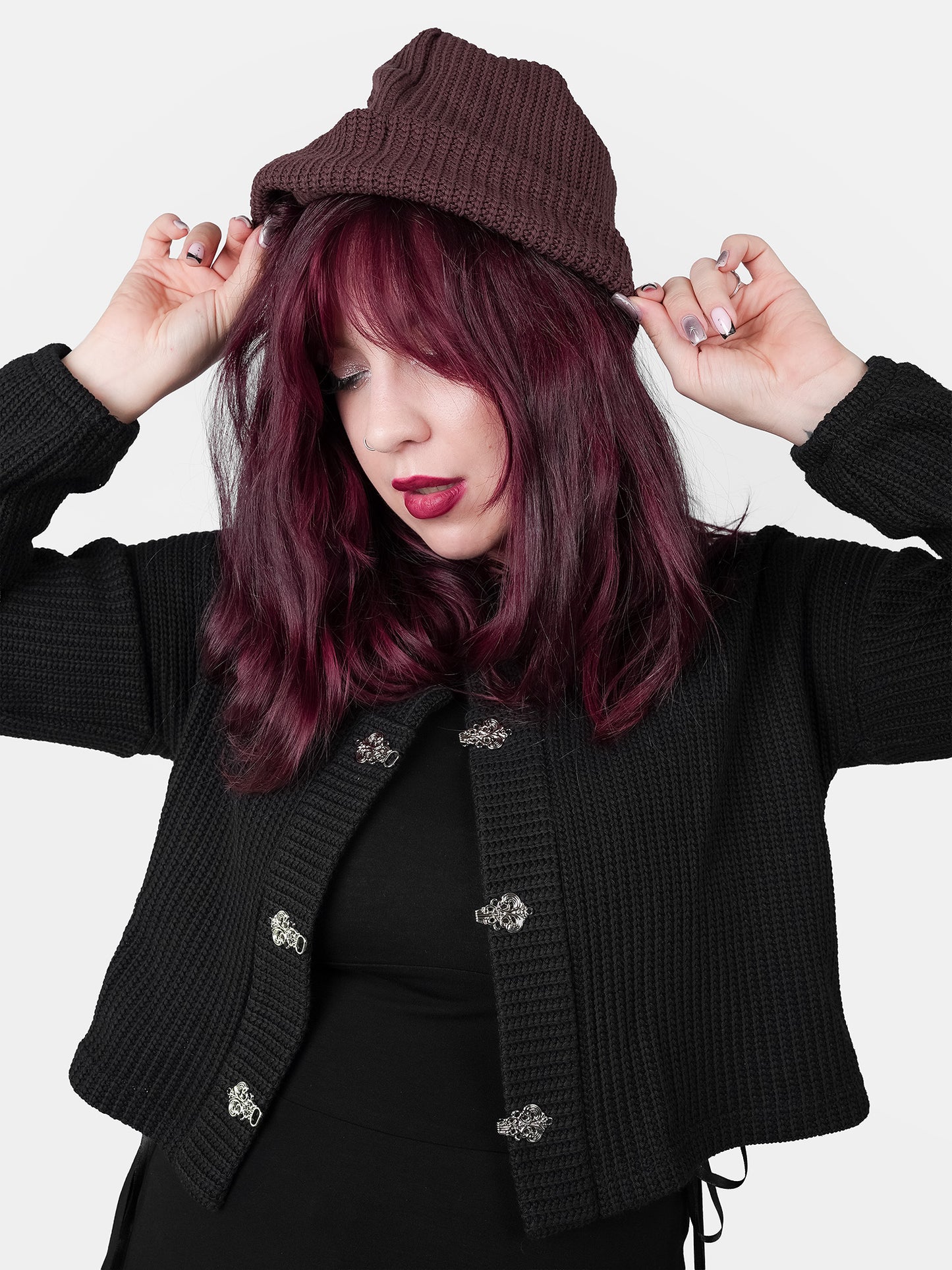 Brown Knitted Beanie