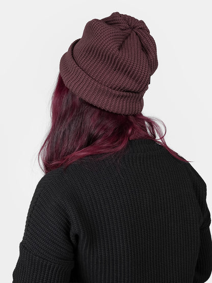 Brown Knitted Beanie