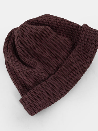 Brown Knitted Beanie