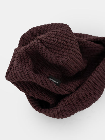 Brown Knitted Beanie