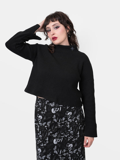 Astrid Cropped Turtleneck 